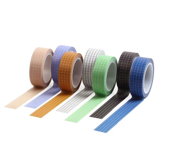 Classiky Grid Washi Tape - 12mm-18mm-45mm – niconeco zakkaya