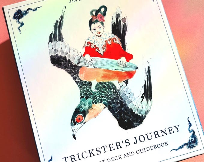 Trickster's Journey: A Deluxe Tarot Deck & Guidebook by Jia Sung Inspired by Chinese Mythology