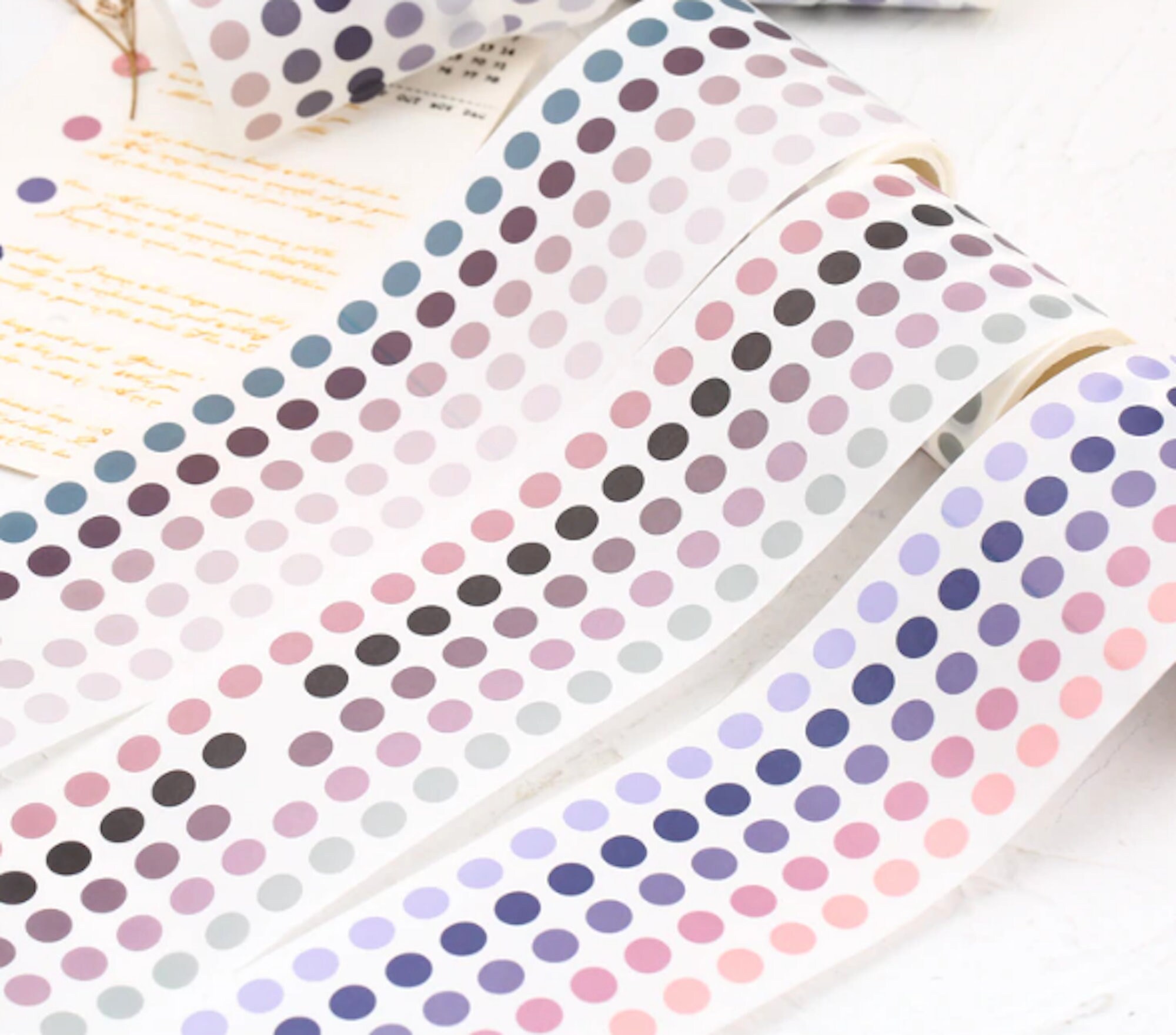 Dot of Color Washi Tape Circles