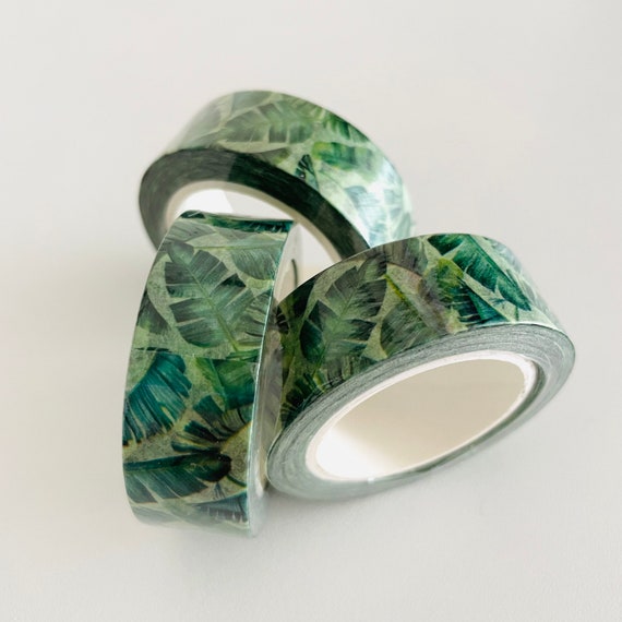 Banana Leaf Washi Tape - 1.5cm x 30ft