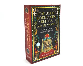 Cat Gods, Goddesses, Deities, and Demons Oracle Deck and Guidebook by Natalie Bovis & Lucy Rose