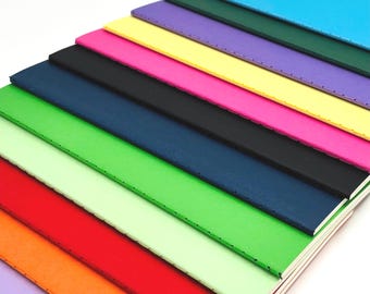 Lined A5 Journal | Vivid Matte Color Series | 8.3x5.5" Blank College Ruled Small Writing Notebook 8x6 Inch