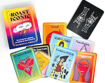 The Roast Iconic Oracle Deck, 30 kart na rozbicie przez wszechświat