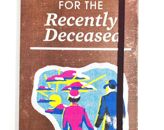 Beetlejuice: Handbook For the Recently Deceased Blank Ruled Hardcover Journal