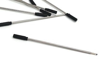 4.5" Ink Refills | 1mm Medium Tip Ballpoint Twist Pen Ink Cartridge Replacement