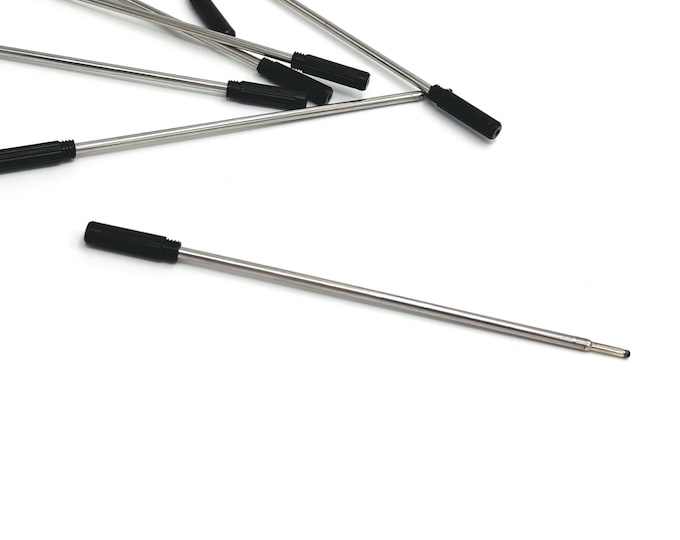 4.5" Ink Refills | 1mm Medium Tip Ballpoint Twist Pen Ink Cartridge Replacement