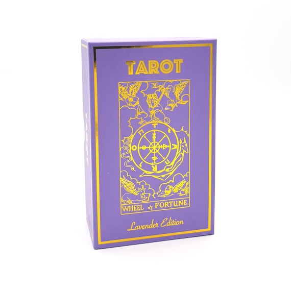 Lavender Gold Foil Tarot Deck & Guide
