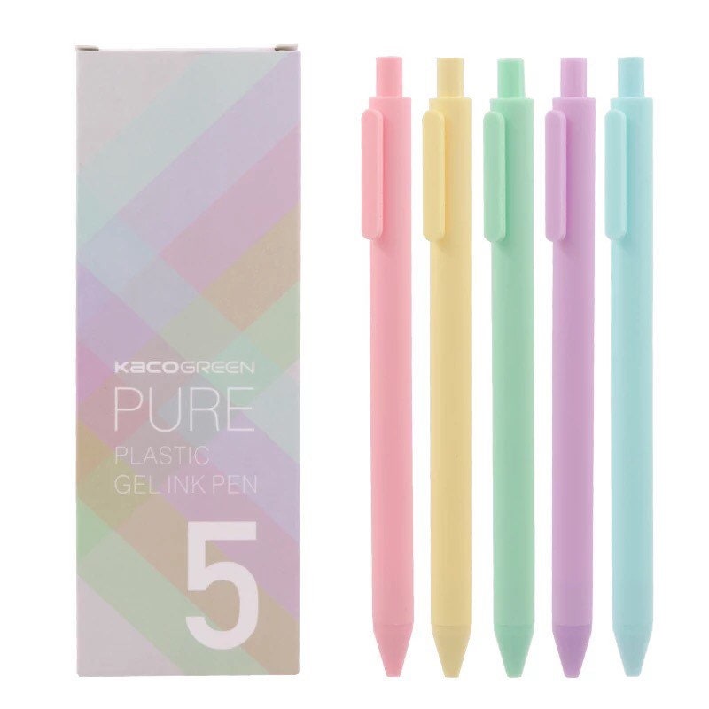 5pk Pure Pastel Gel Ink Pens