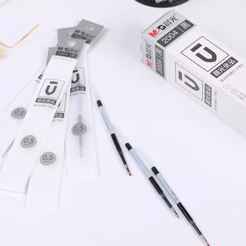 11cm Ink Refills for Retractable Pens 0.5mm Ballpoint Ink Replacement