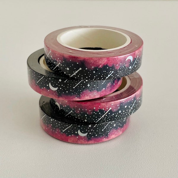 Shooting Stars Washi Tape - 1cm x 30ft