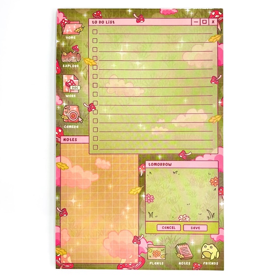 Cottagecore Daily Planner