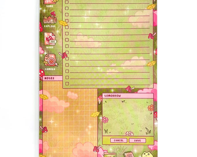 Cottagecore Daily Planner