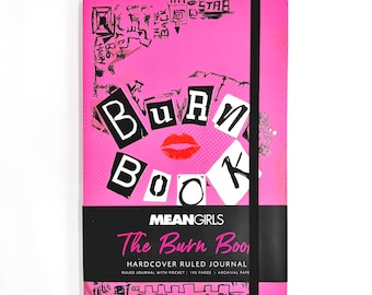 Mean Girls: The Burn Book Hardcover Blank Ruled Journal with Pocket