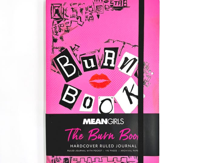 Mean Girls: The Burn Book Hardcover Blank Ruled Journal with Pocket