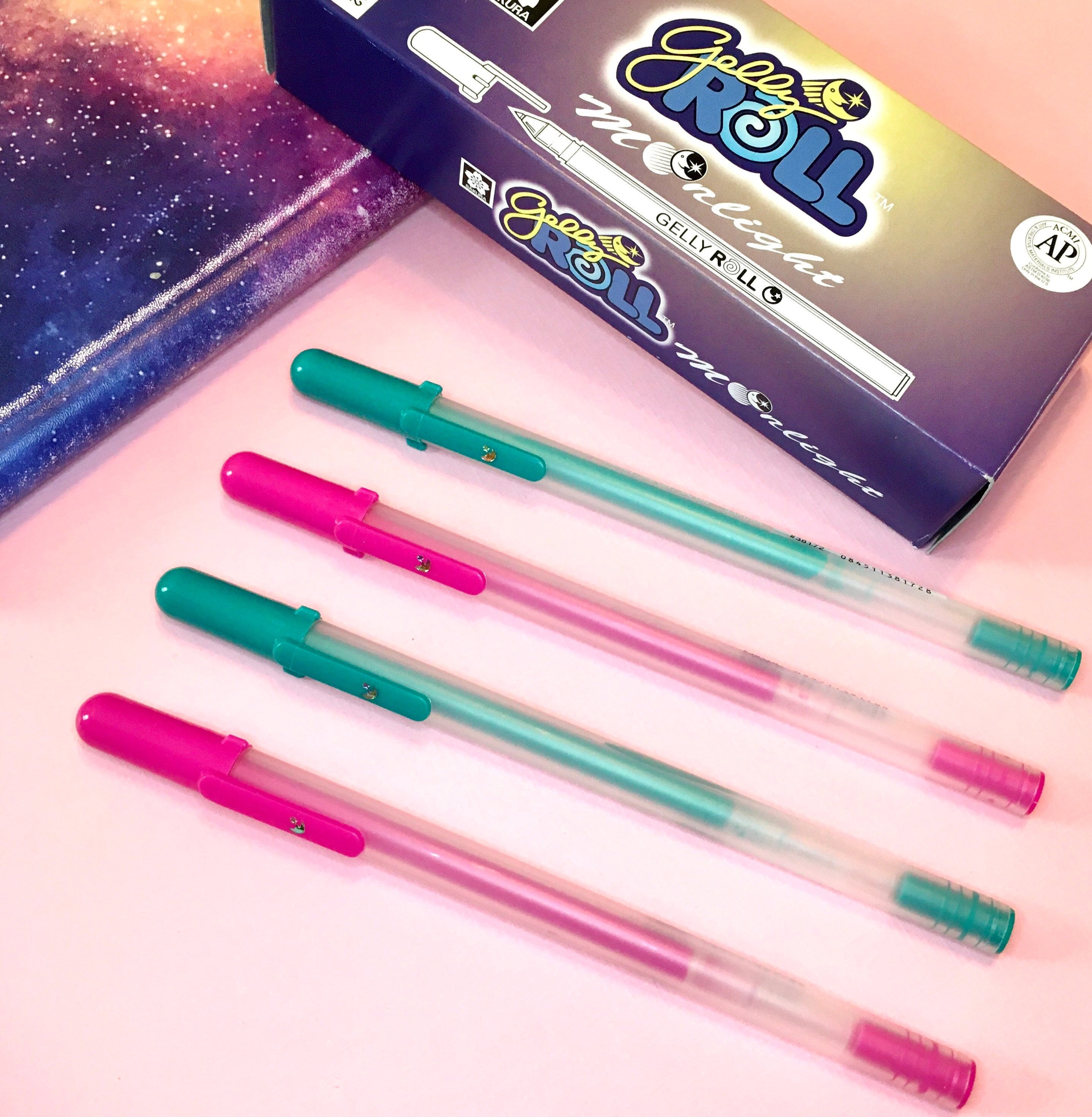 Sakura Gelly Roll Pen Set Moonlight Flourescent Set of 3 