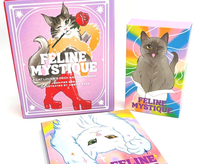 Feline Mystique Oracle Deck and Guidebook
