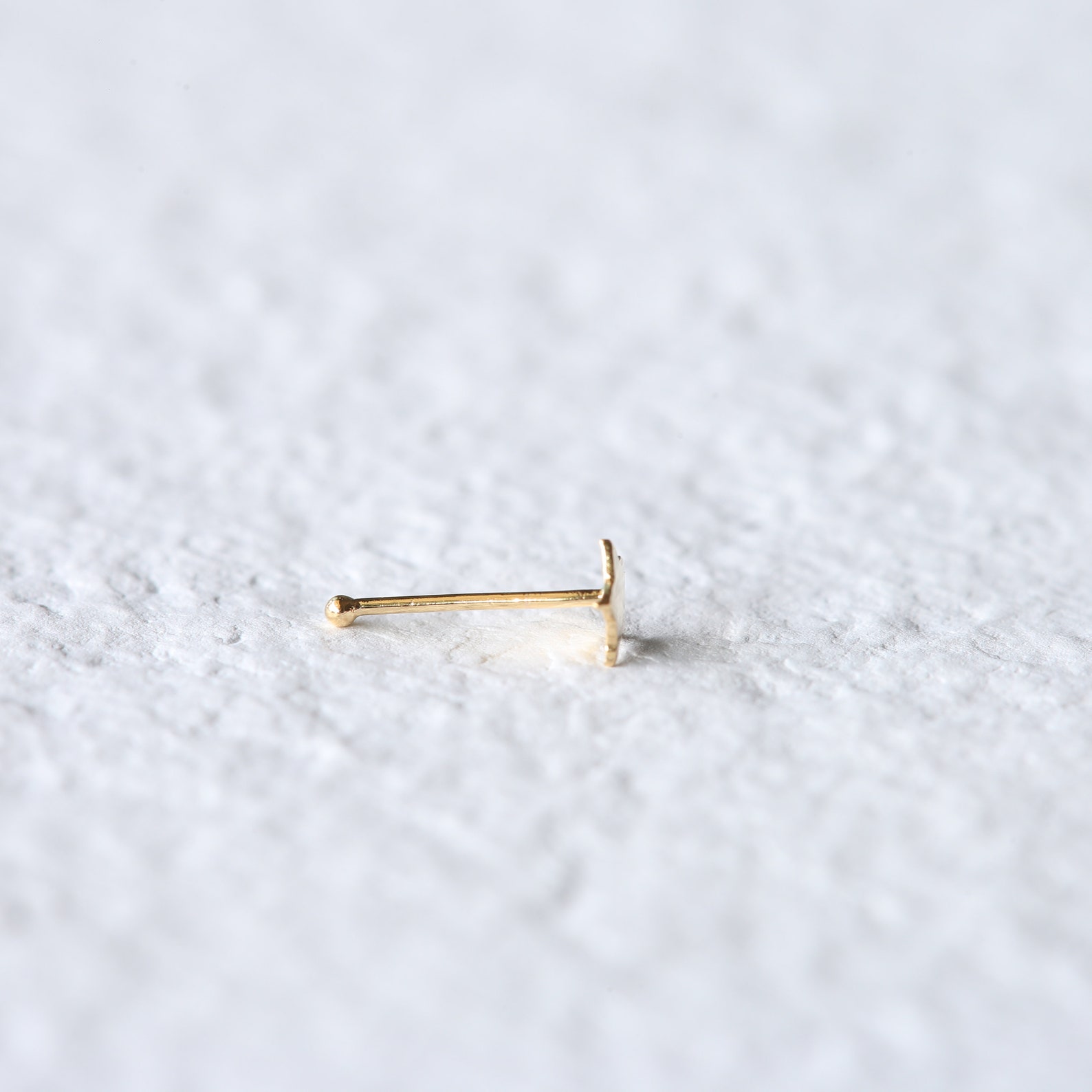 Tiny Star Nose Stud 18K Gold Plated Nose Stud Sterling Etsy