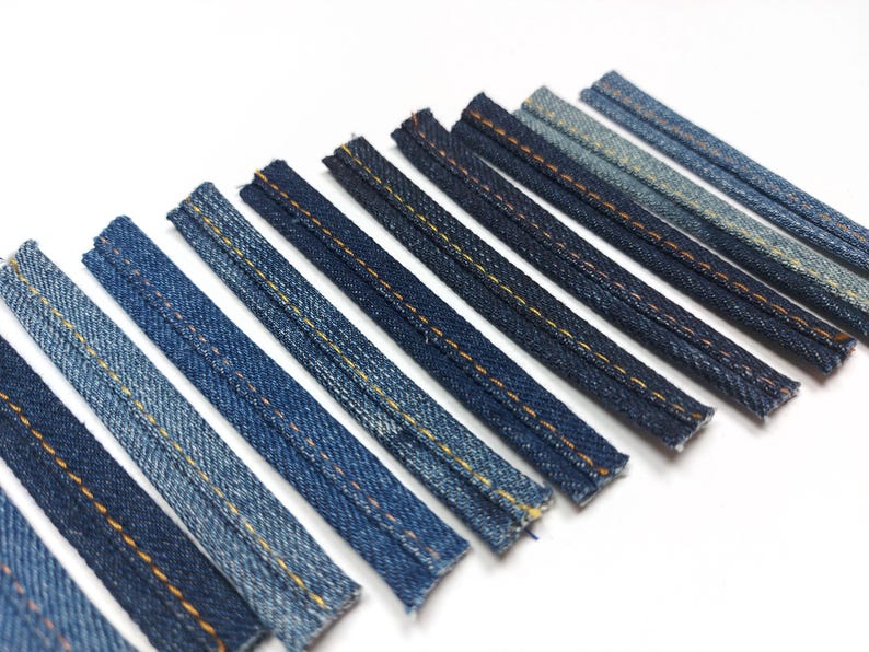 Assorted 3.5 Inch Jeans Belt Loops for Clothes Fitting Repair Mixed ...