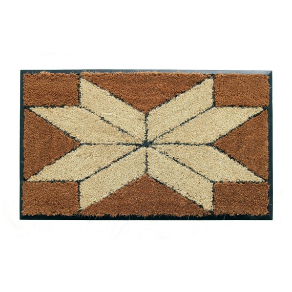 45 x 75cm Coir Coco&Coir Everything in a nutshell Door Mat Brown & Black 45 x 75cm Coir Coco&Coir Everything in a nutshell Door Mat Brown & Black