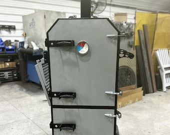 Custom Cabinet Smoker - Heavy Duty American Made Cabinet Smoker - Steel Smoker - Barbecue Smoker - Backyard Smoker - Patio BBQ Smoker