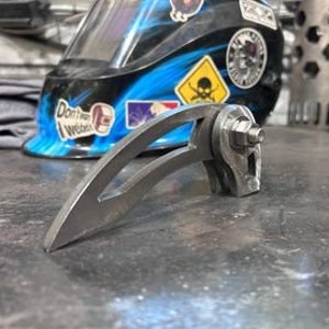 Custom Made Smoker Hinges - U.S.A Made Smoker Hinges - Slotted Design - BBQ Smoker - Weld Yourself Hinges - ONE Hinge, Order TWO for a Set