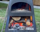 Outdoor Pizza Oven - Chimnea Firepit Pizza Oven - Firepit Pizza Oven - Firebrick Pizza Oven - Chimnea Firepit - Custom Made in the USA