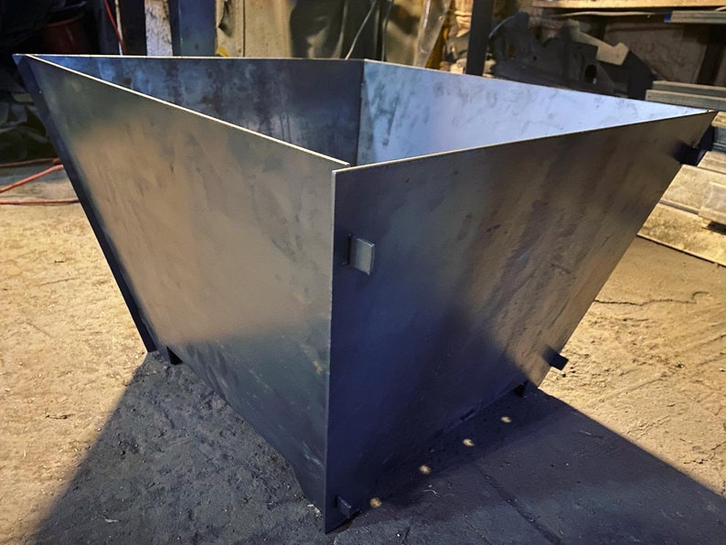 Custom Metal Firepit - Collapsible Steel Fire Pit - Personalized Fire Pit - Portable Steel Fire Pit - Customized Fire Pit - Customized Gift image 7