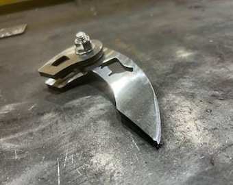 Custom Made Cow Smoker Hinges - U.S.A Made Smoker Hinge - BBQ Smoker Hinge - Weld Yourself Smoker - Sold Individually - Order 2 for a Set