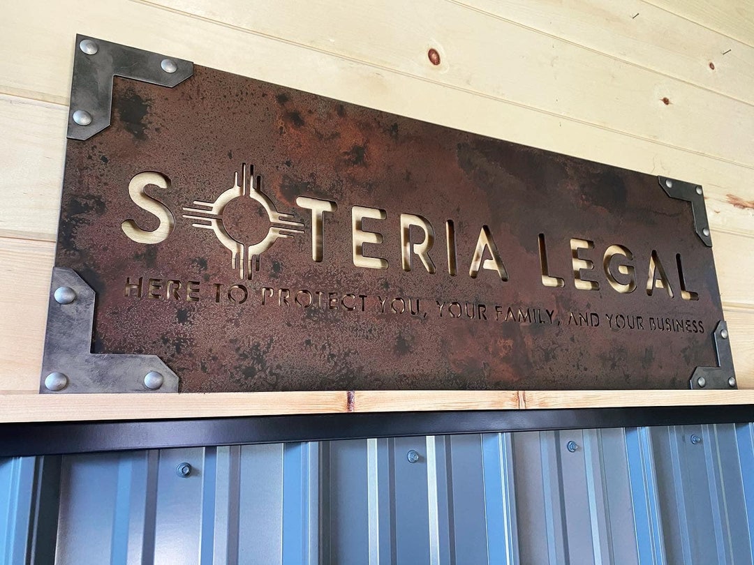 Metal Business Sign Metal Business Logo Sign personalized Metal Sign