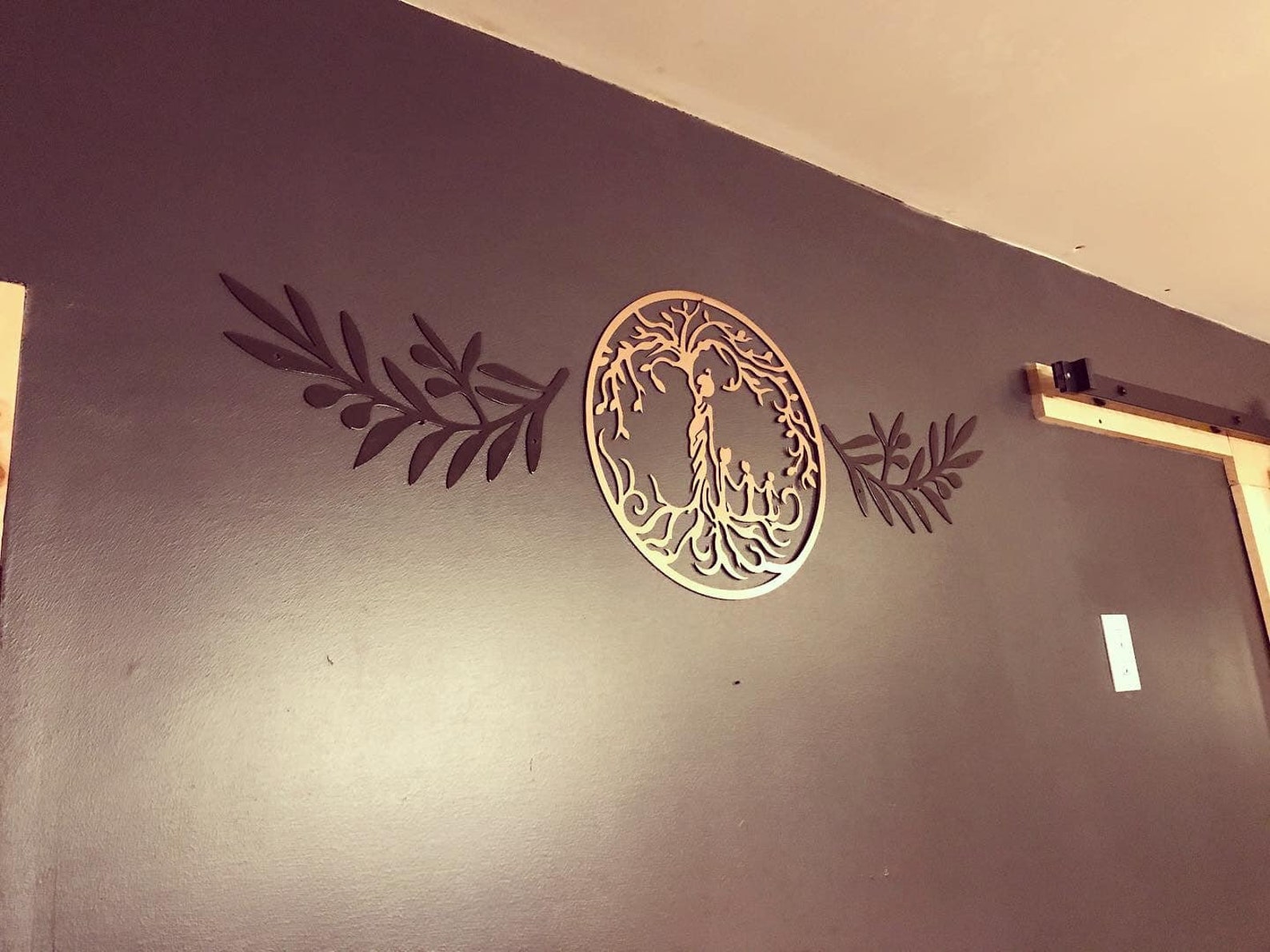 Decorative Metal Vines Metal Laurel Wreath Vines Floral Etsy