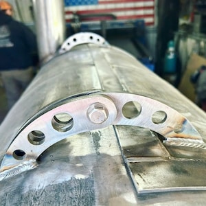 Custom Made Smoker Hinges - U.S.A Made Smoker Hinges - BBQ Smoker Hinges -Weld Yourself Smoker Hinges -ONE HINGE, Order 2 for a Set - Circle