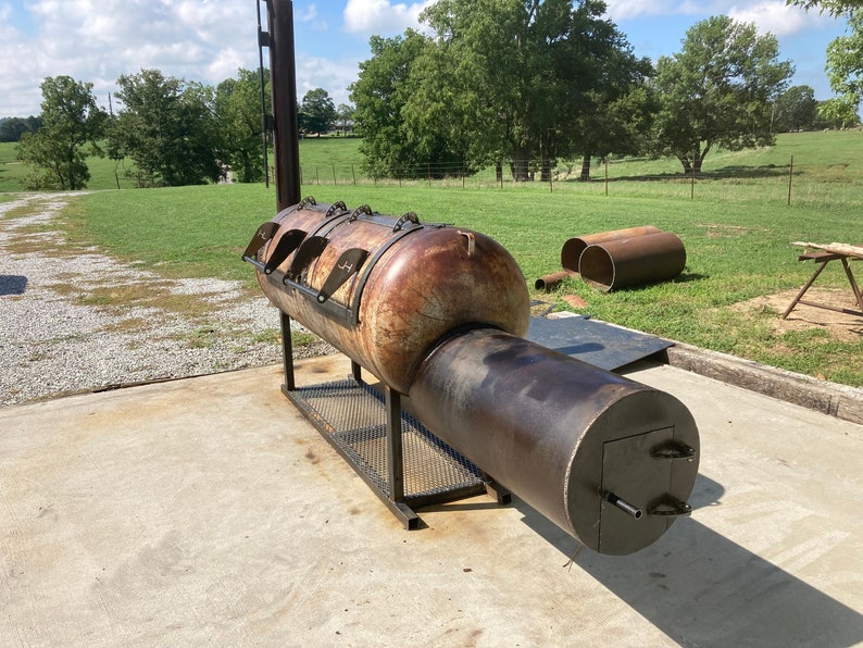 Custom Steel BBQ Smoker Handle Firebox Handle smoker Door Etsy