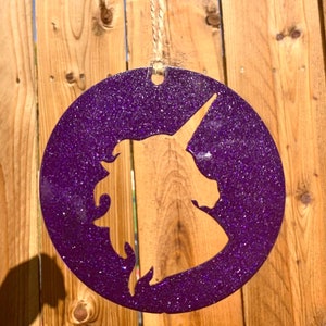 Metal Unicorn Ornament - Personalized Unicorn Ornament - Christmas Ornament  Unicorn Ornament - Unicorn Ornament with Name - Gift For Her