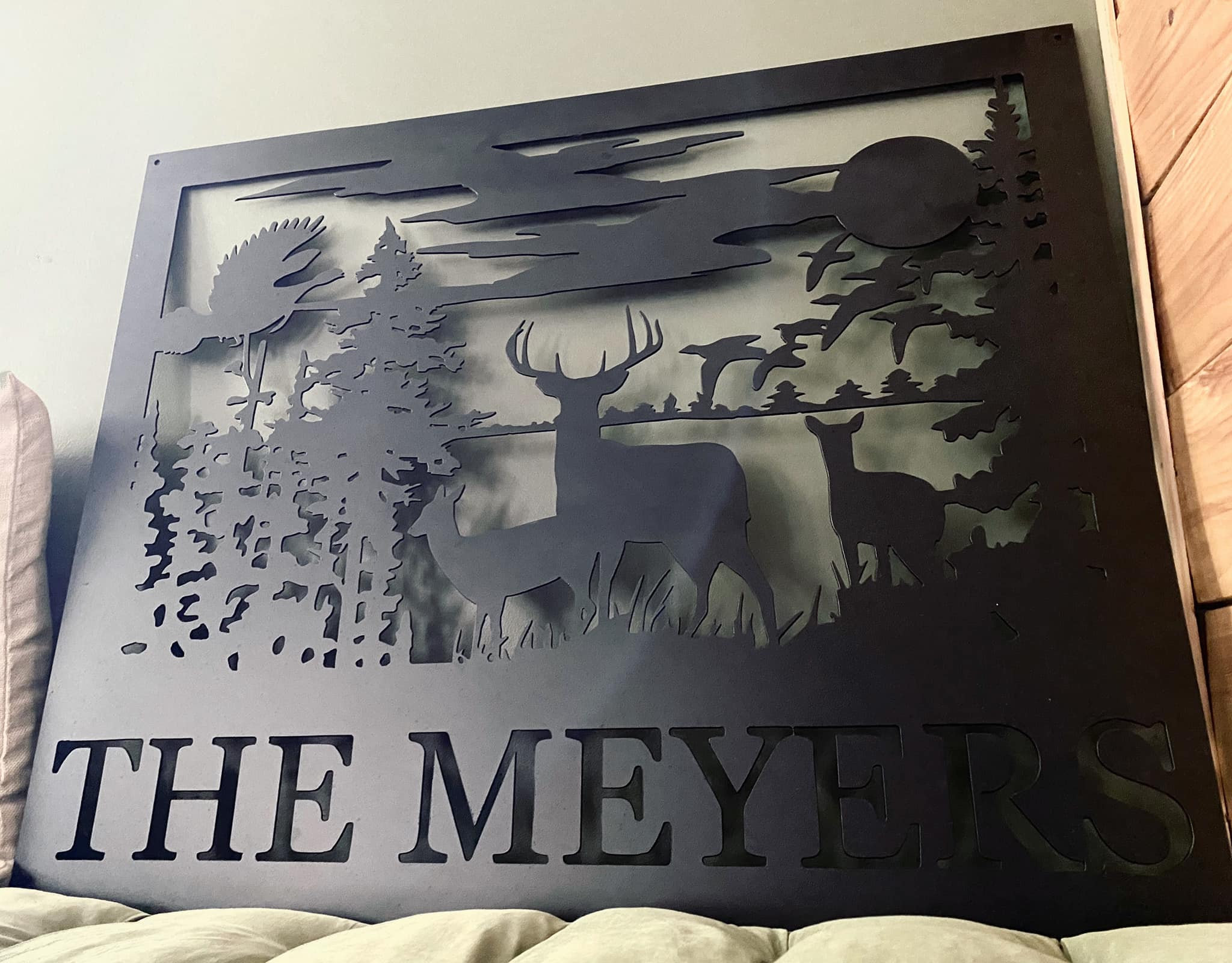 Personalized Nature Metal Sign Wildlife Decor Outdoor Metal - Etsy Canada