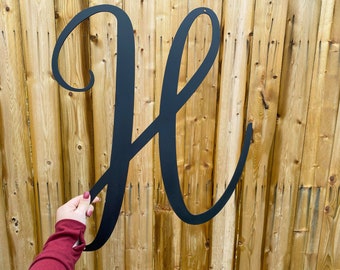 Metal Letter Family Sign - Last Name Metal Letter - Metal Letter Sign - Outdoor Metal Sign- Metal Monogram- Front Porch Sign- Personalized