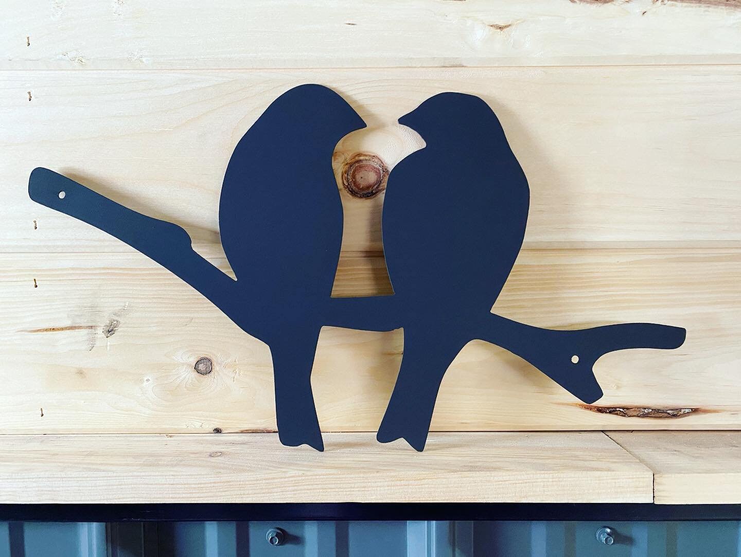 Metal Love Birds Metal Wall Decor Birds Home Decor Birds Etsy