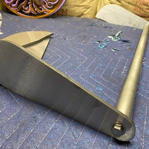 Custom Steel BBQ Smoker Griff - Firebox Griff - Smoker Türgriff - Smoker Türgriff - Edelstahlgriff - BBQ Grill Griff - USA Made