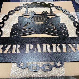 Personalized UTV Side By Side Metal Sign - RZR Metal Sign - RZR Gift - Trail Riding Metal Sign - Garage Custom Sign - Riding Gift for Him