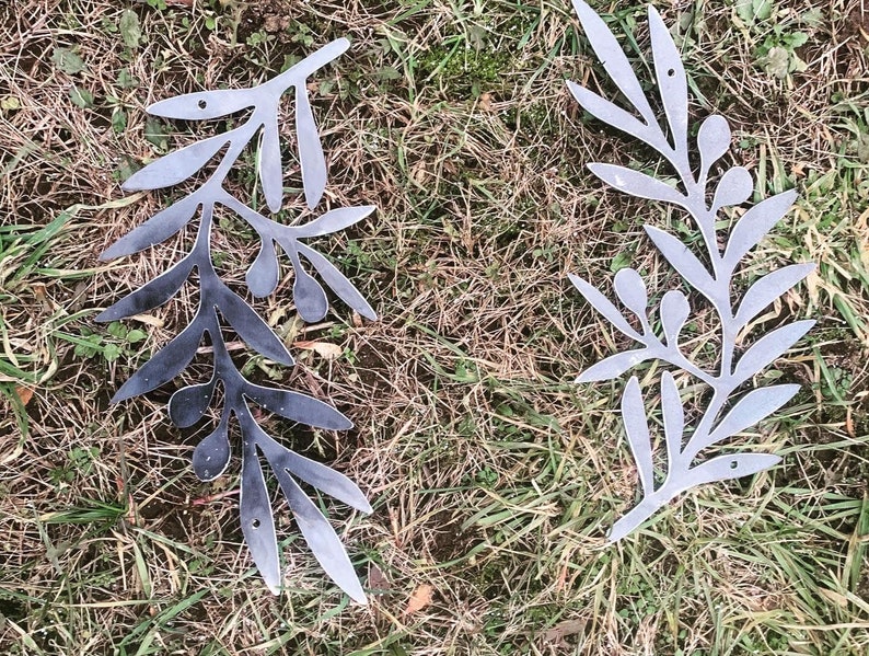 Decorative Metal Vines Metal Laurel Wreath Vines Floral Etsy