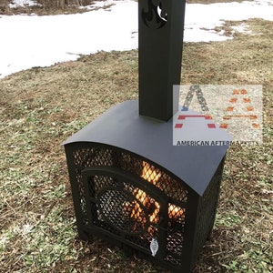 Read Description! DXF Chiminea Fireplace - Firepit DXF - Plasma Cut Firepit dxf - Outdoor Firepit dxf - Plasma DXF - Build Your Own Firepit