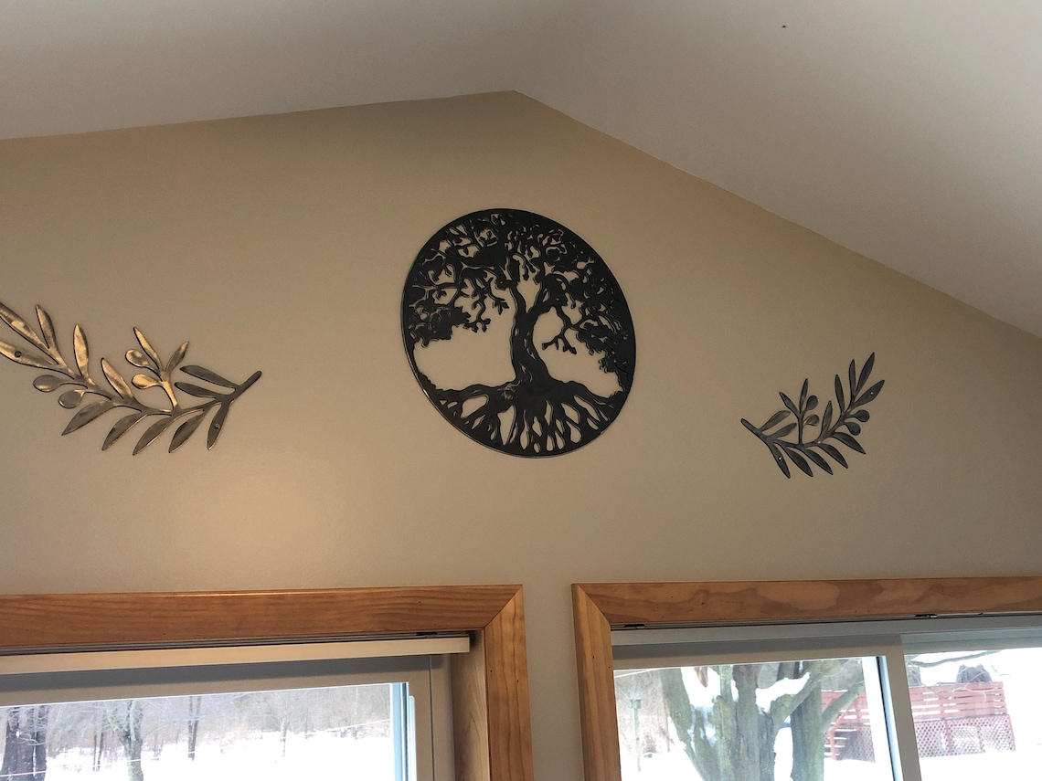 Decorative Metal Vines Metal Laurel Wreath Vines Floral Etsy