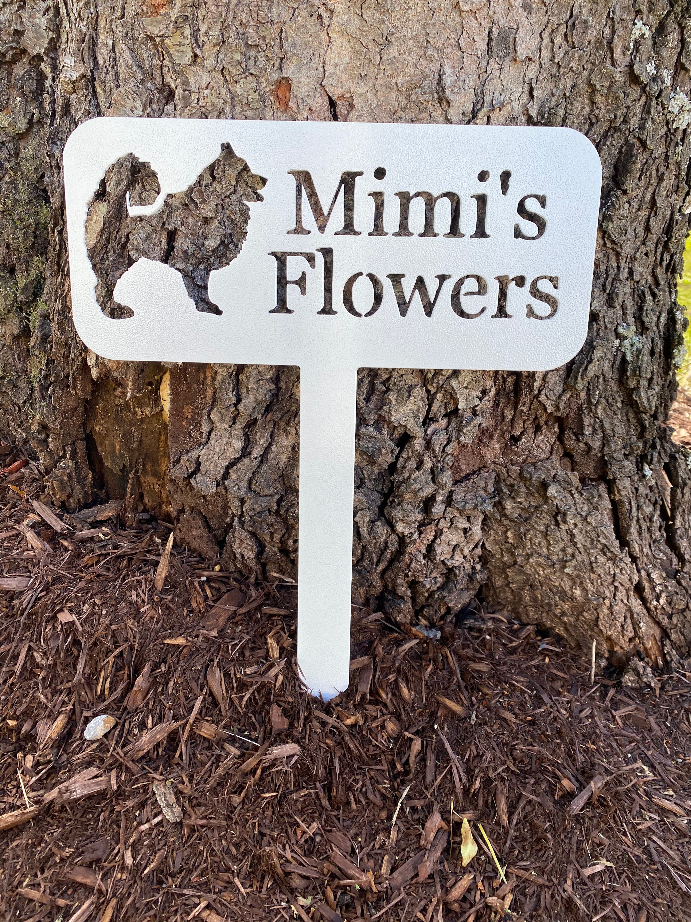 Personalized Garden Sign - Custom Metal Garden Stake - Grandpas Garden Stake -Metal Farm Stake -Personalized Ground Stake - Metal Marker