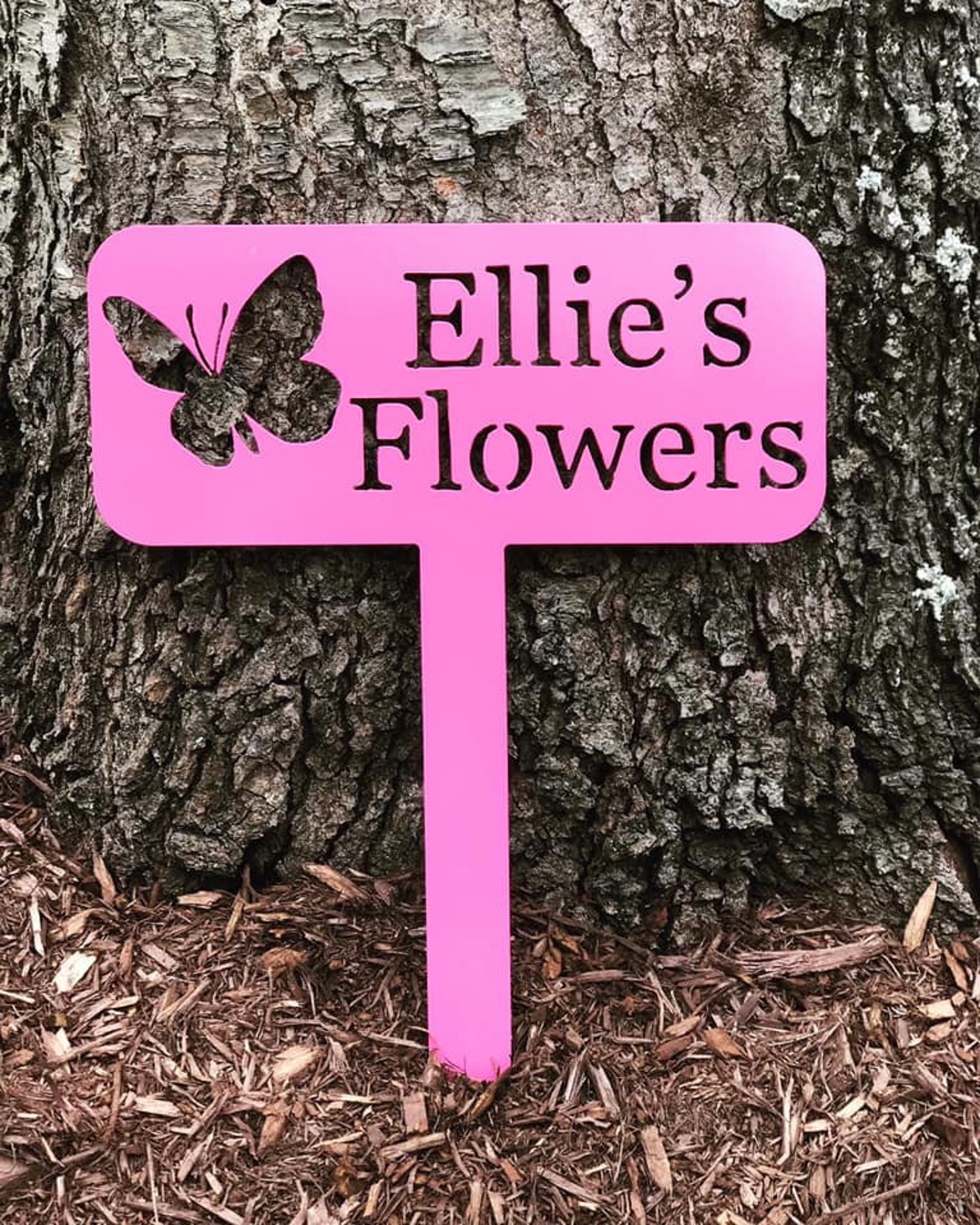 Personalized Garden Sign Custom Metal Garden Stake Etsy