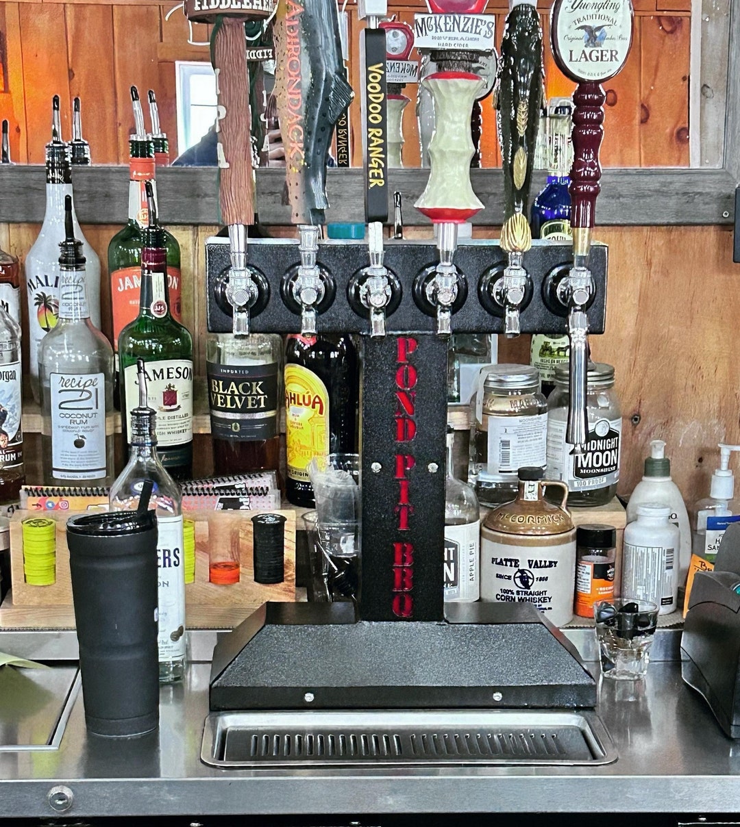 Custom Steel Beer Tower Metal Beer Tower Pedestal Beer Tower Bar Tap