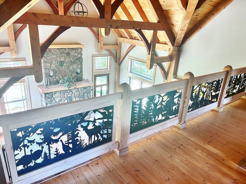 Decorative Railing Inserts Metal Panel Inserts - Decorative Steel Panel Inserts - Metal Privacy ...