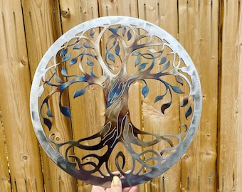 Metal Tree Of Life - Metal Tree Home Decor - Celtic Knot Tree Of Life - Wedding Gift - Housewarming Gift - Outdoor Porch Sign - Metal Tree
