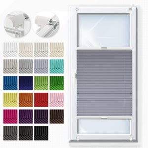Bespoke Pleated Shades - Custom-Fit Window Blinds - No-Drill Installation - Wide Range of Colors - High-Quality Window and Door Shades