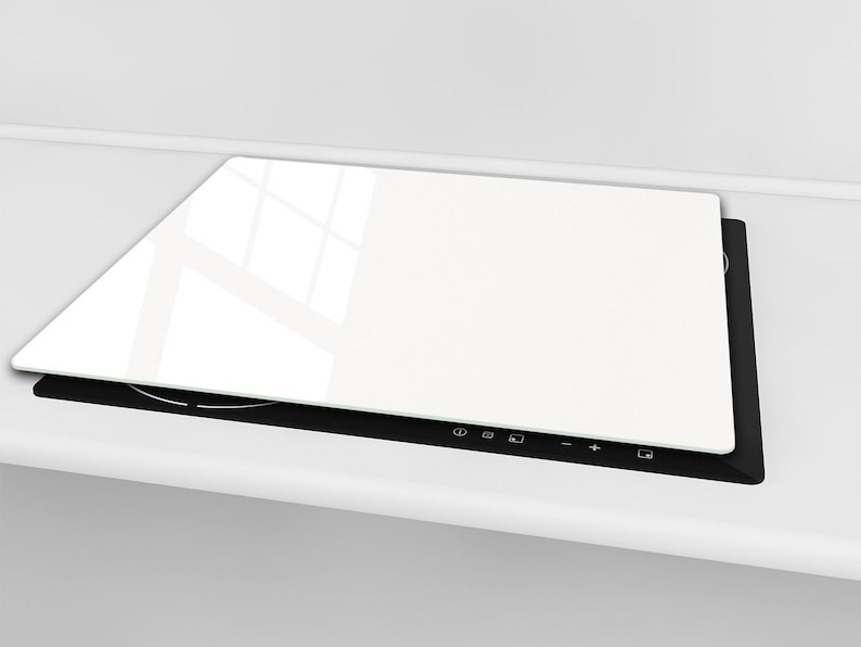 Tempered GLASS Cutting Board & Worktop Saver White Etsy UK