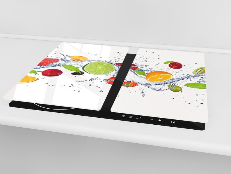 Induction Hob Cover Glass Chopping Board D07 Fruits 14 Etsy