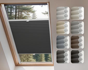 Persiana plisada de nido de abeja para techo: opaca y térmica - A medida - Concept Blinds